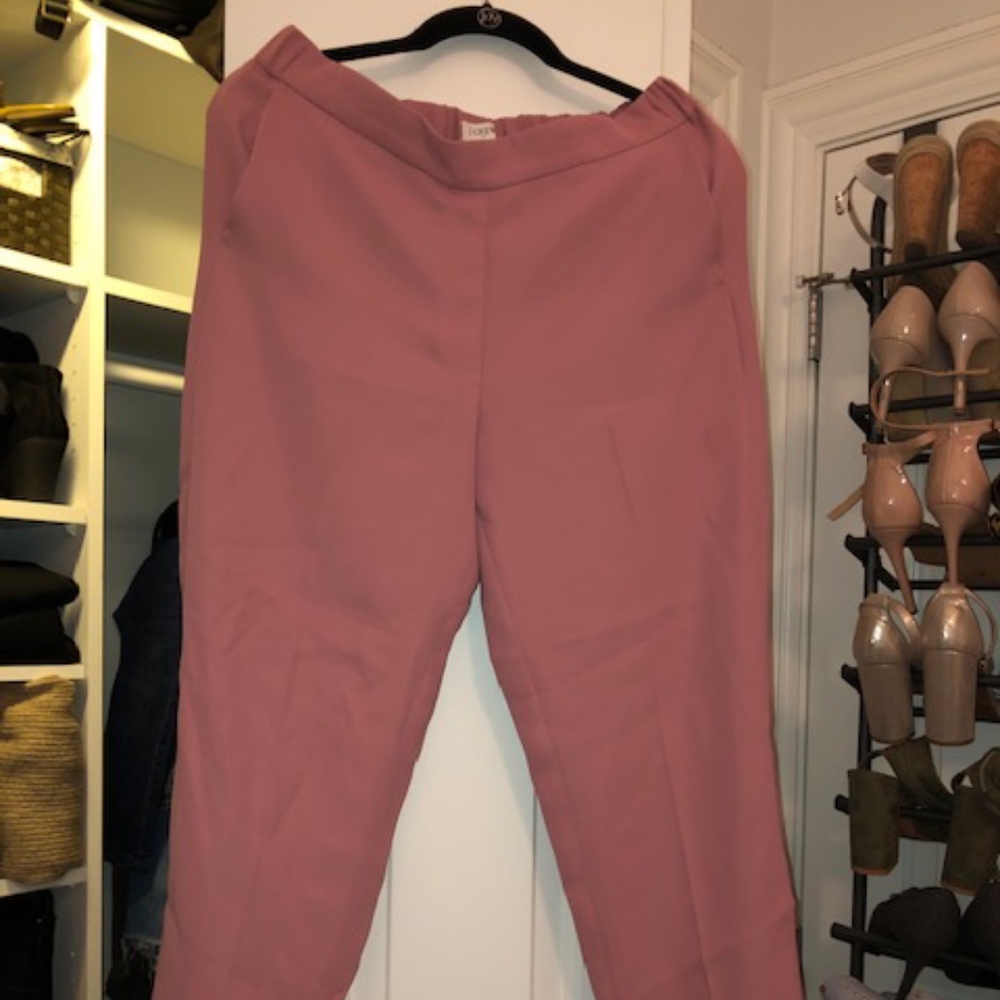 JCrew fun pink work pants
